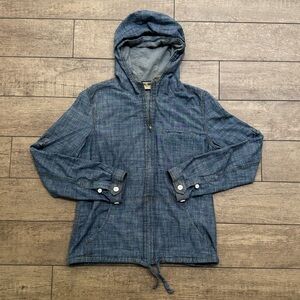 All-Son Blue Chambray Light Jacket